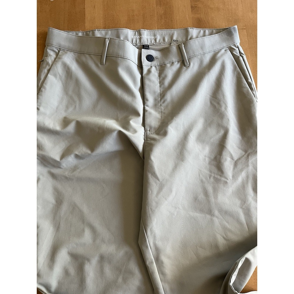 Banana Republic Pants Men's 36x34 London Fog Modern Performance Tapered New - Picture 3 of 11